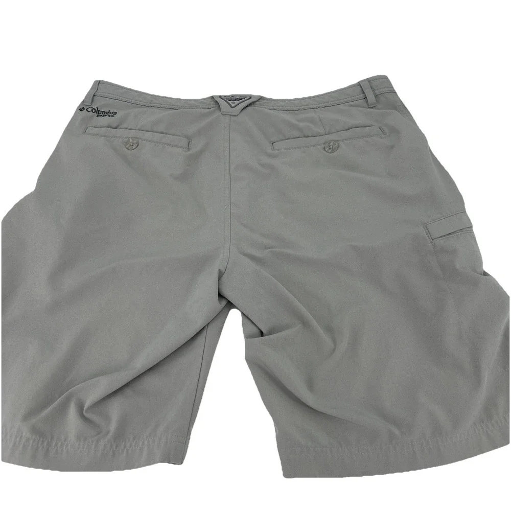 Columbia PFG‎ Mens Gray Performance Fishing Gear Shorts Size 36 Utility Outdoor